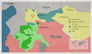 Map of Operation Olive Branch